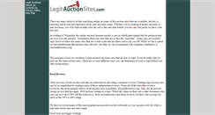 Desktop Screenshot of legitauctions.com